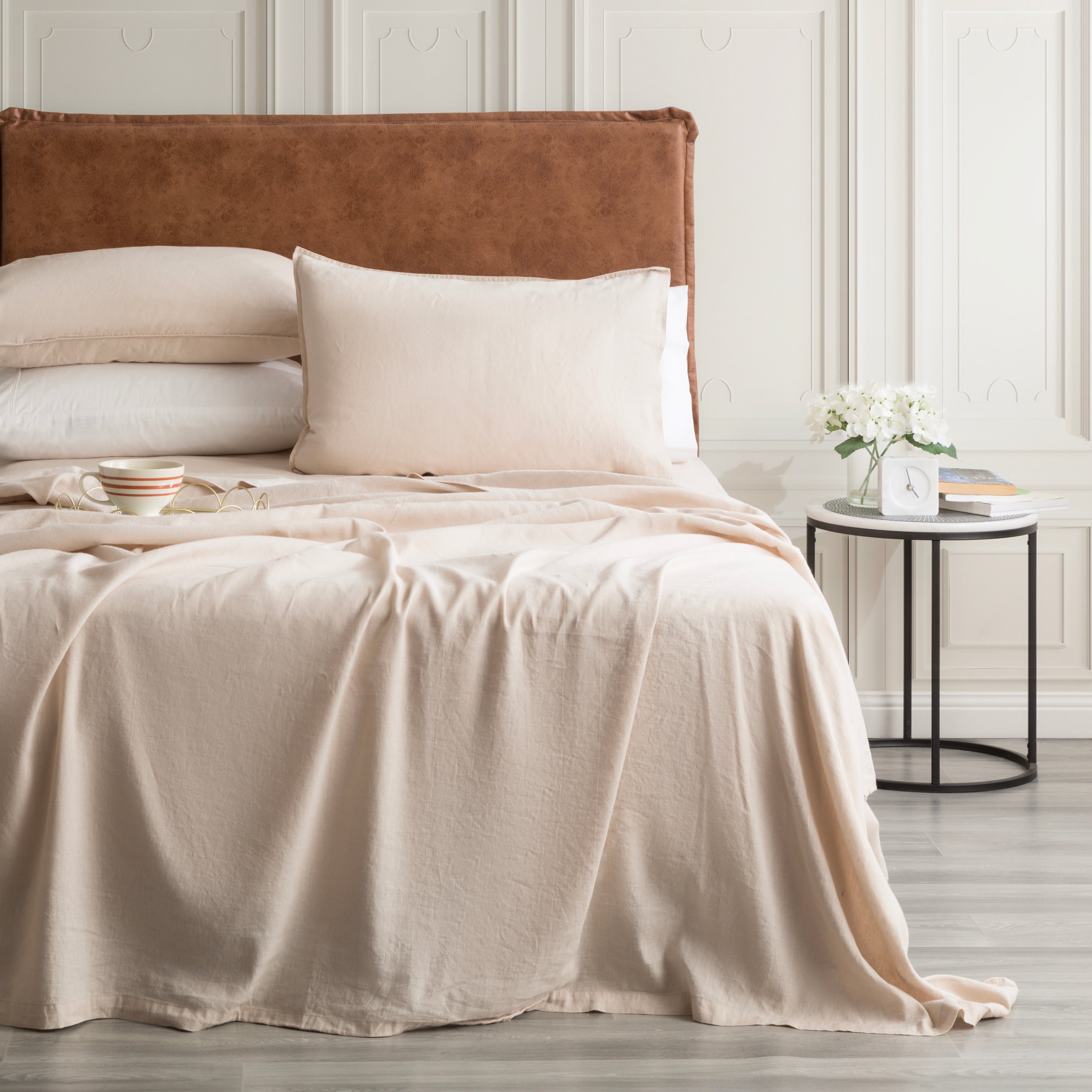 Linen SheetsPlain dyed linen sheetsLinen Bed sheets