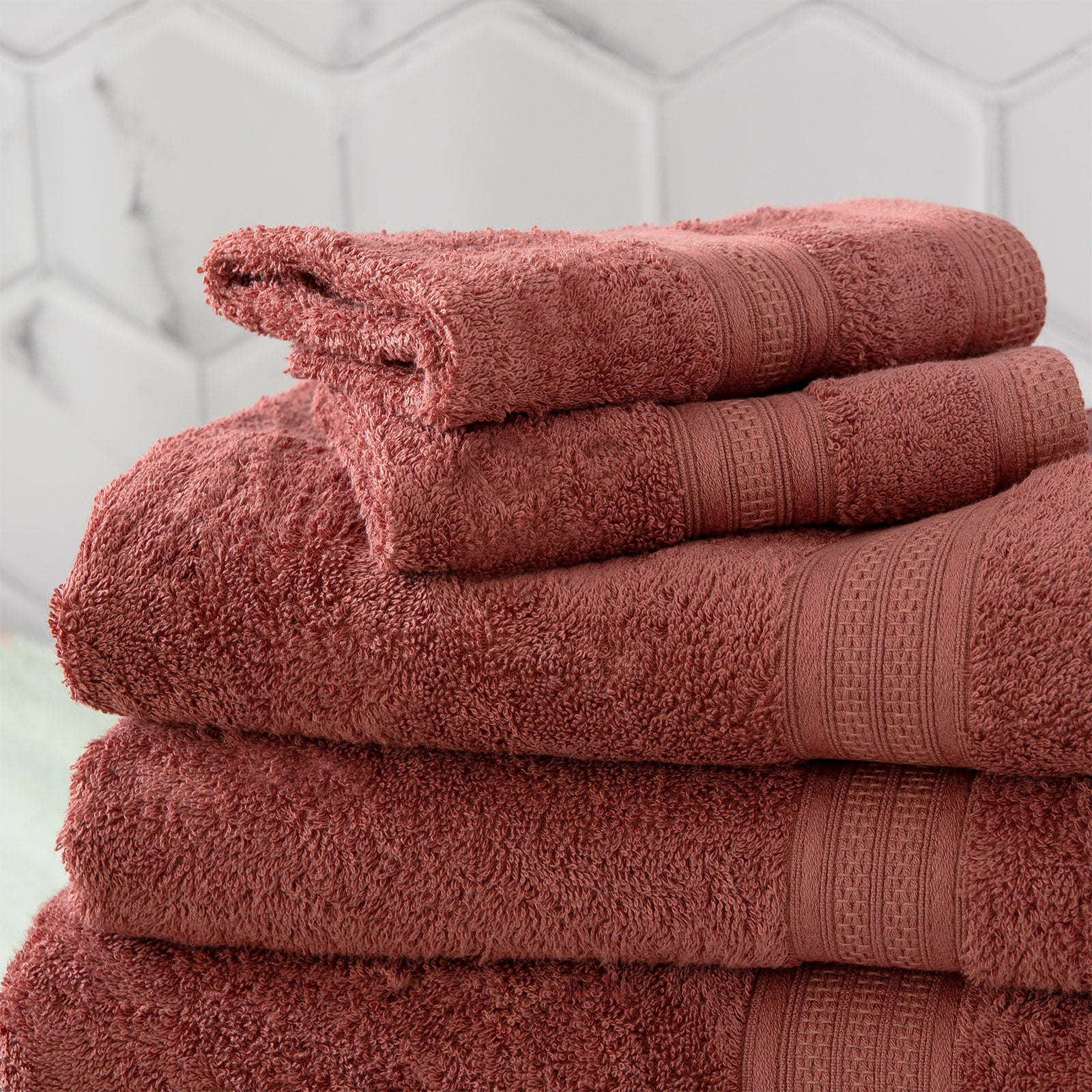 Stella Bamboo Red Towels| Red Hand Face Gym Towel