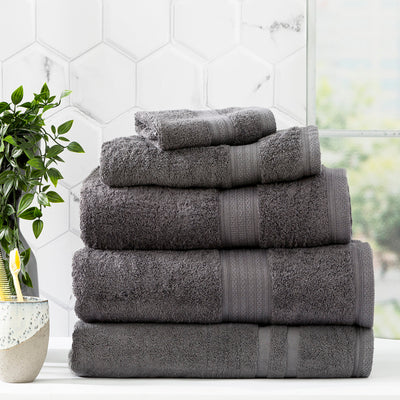 Stella Bamboo Towels Charcoal