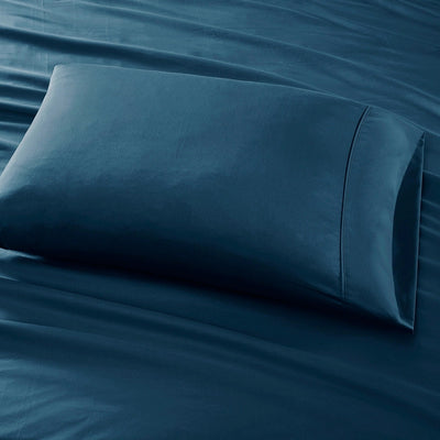 Park Avenue 600 TC Egyptian Cotton Sateen Sheet Set Indigo