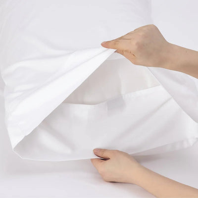 700 TC Tencel Lyocell Fibre Cotton Quilt Cover Set White