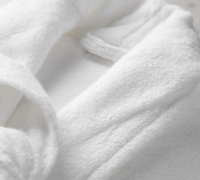 Chalet Robe Quick Dry Terry Cotton White