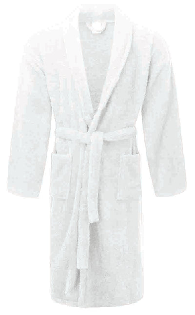 Chalet Robe Quick Dry Terry Cotton White