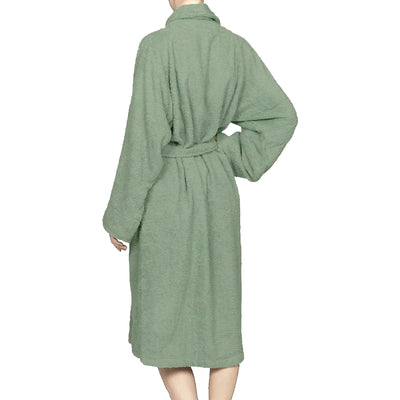 Chalet Robe Quick Dry Terry Cotton Eucalyptus