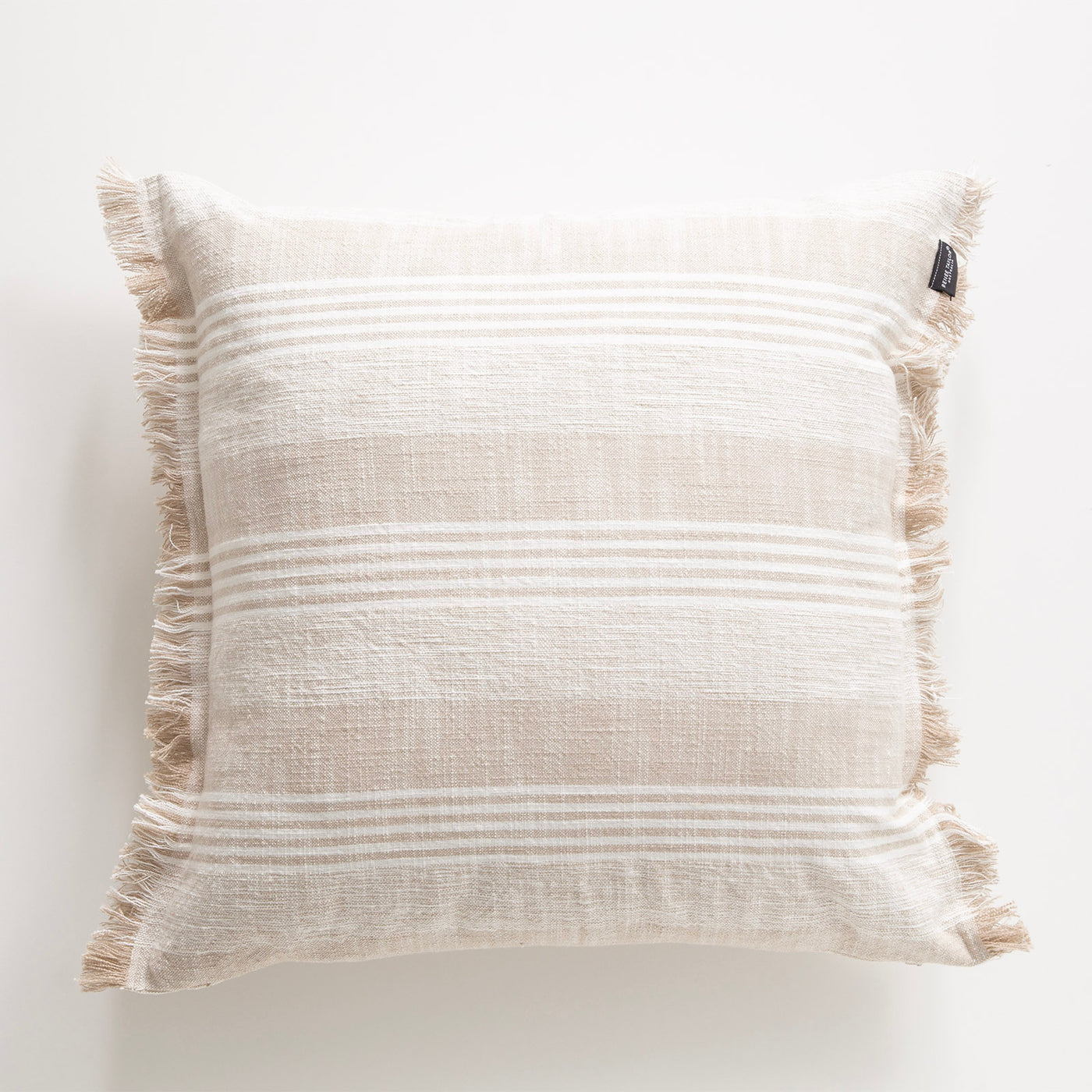 Kent Stripe Cushion 50 x 50 Cms Natural