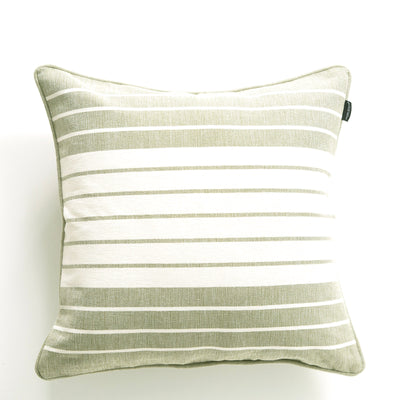 Palma Stripe Cushion 50 x 50 Cms Khaki