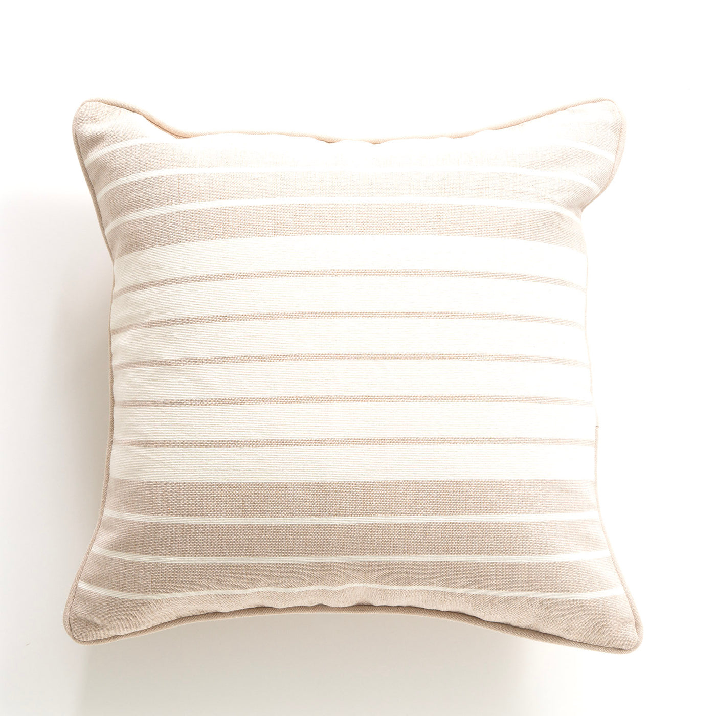 Palma Stripe Cushion 50 x 50 Cms Nude