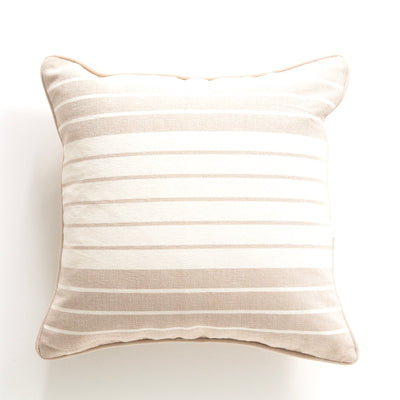 Palma Stripe Cushion 50 x 50 Cms Nude