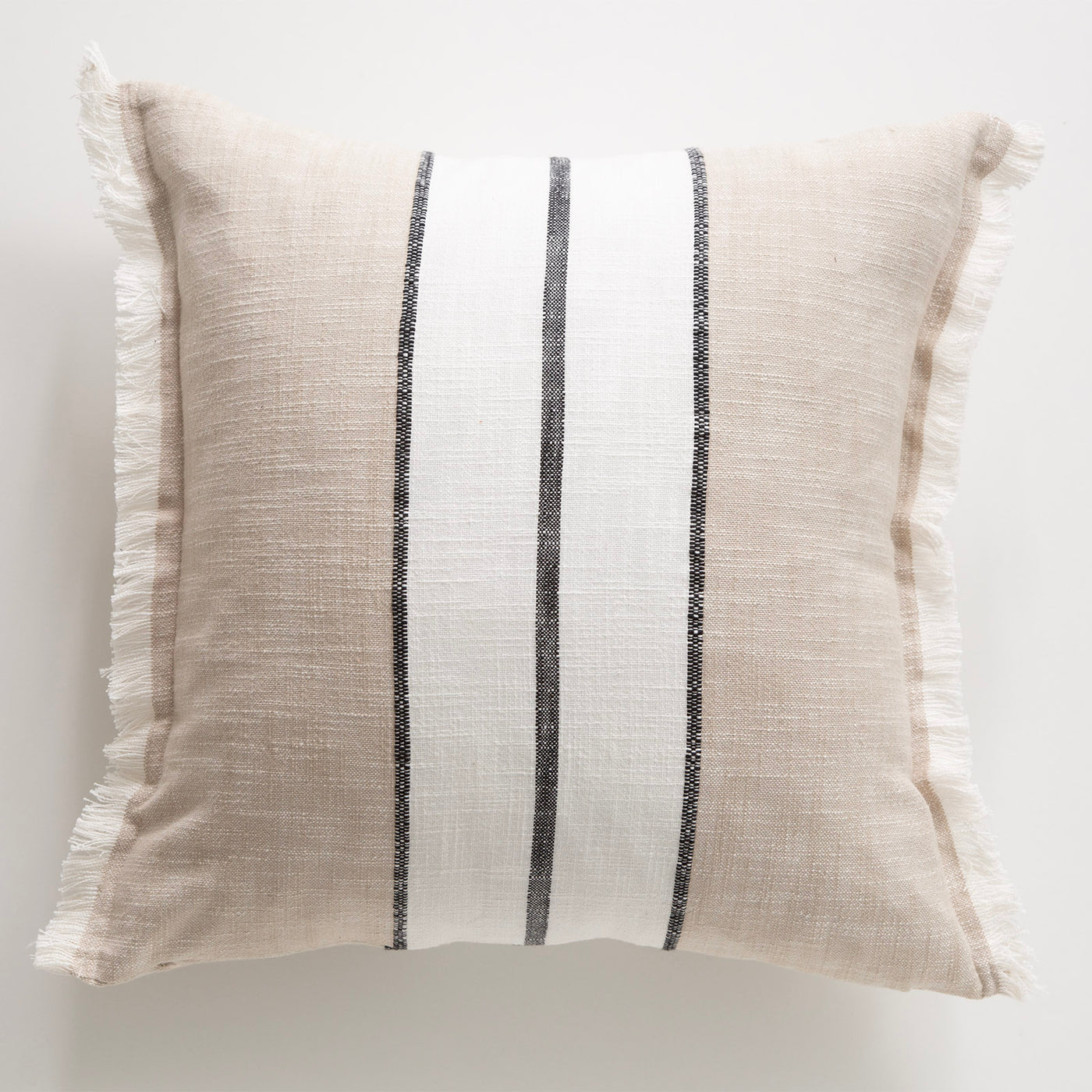 Darcy Stripe Cushion 50 x 50 Cms Midnight