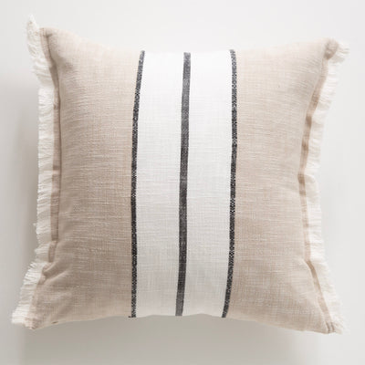 Darcy Stripe Cushion 50 x 50 Cms Midnight