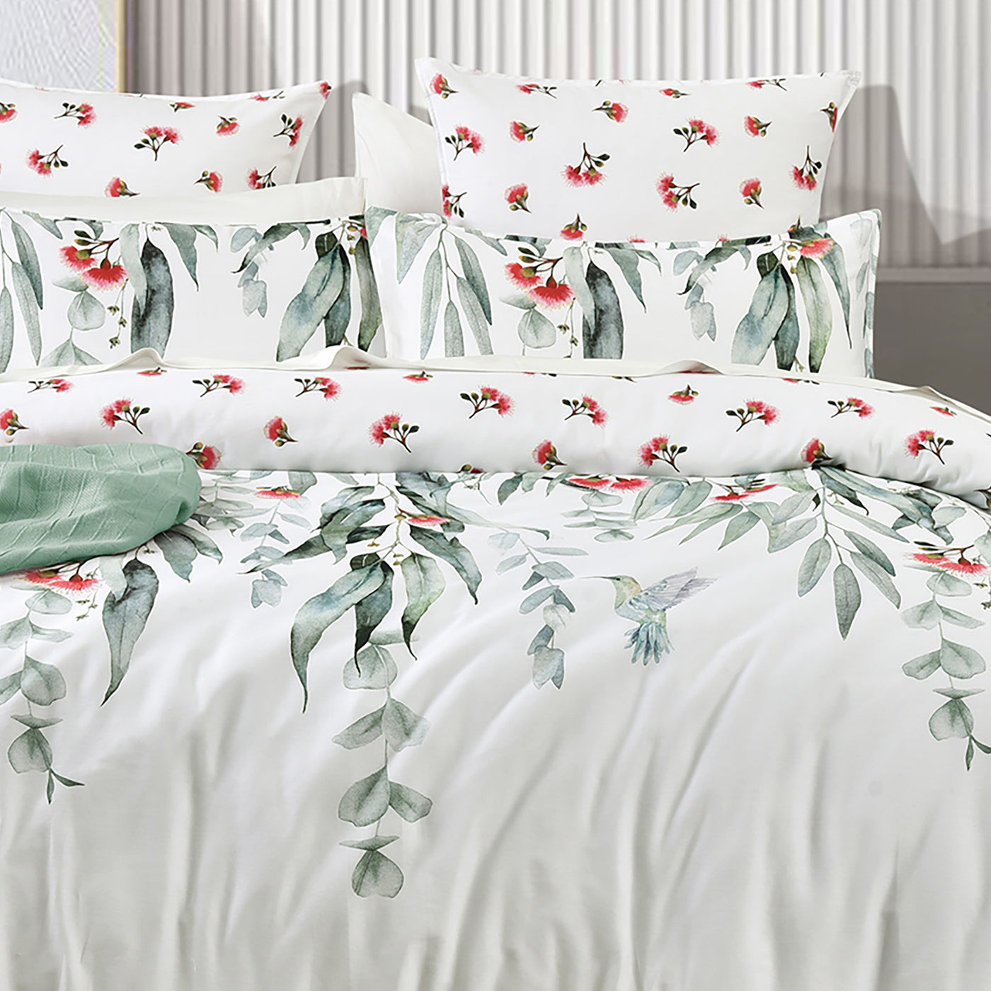 Mallees Quilt Cover Set 300 Thread Count Cotton Reversible