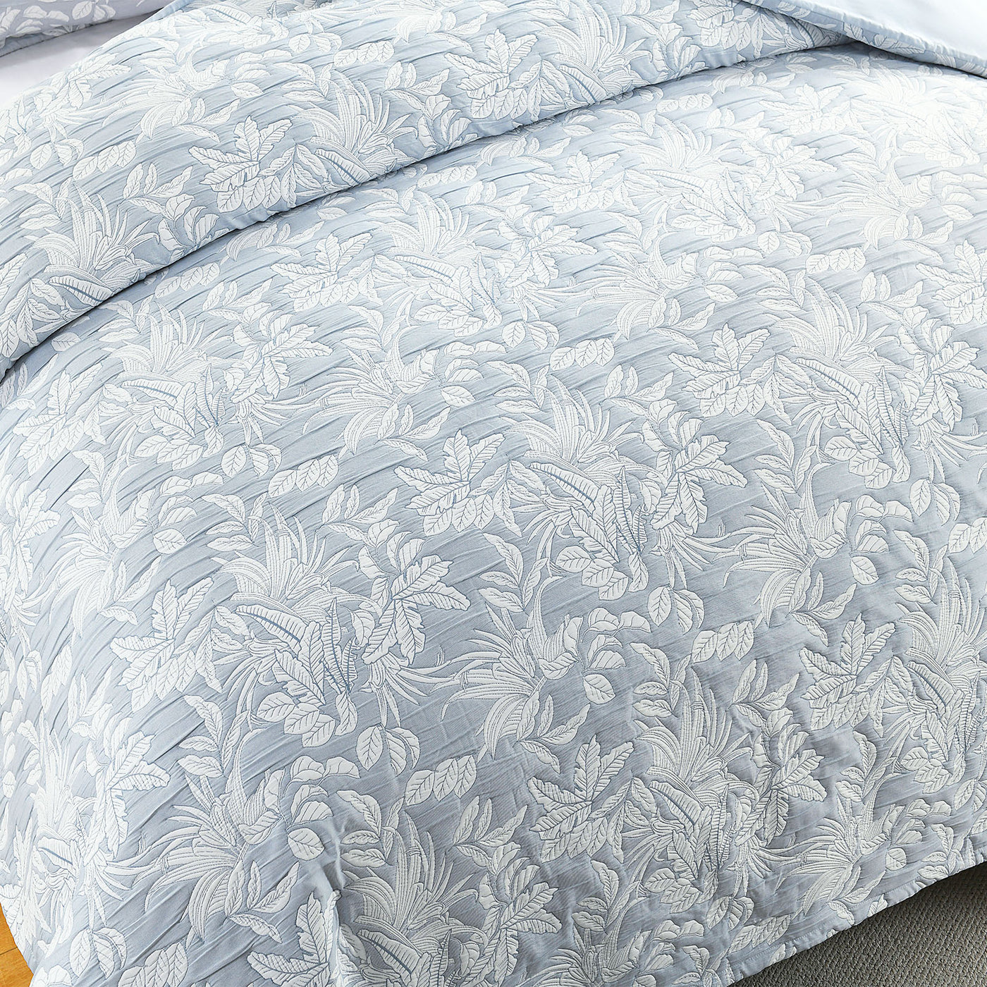 Westley Quilt Cover Set Jacquard Aqua