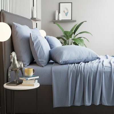 Comfort T’s Organic Cotton Jersey Sheet Set Ink
