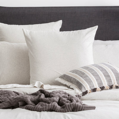 Comfort T’s Organic Cotton Jersey Quilt Cover Set Ecru