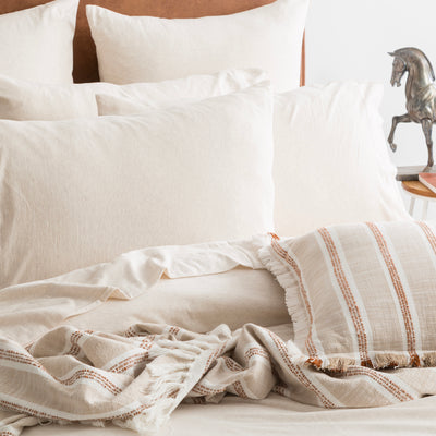 Comfort T’s Organic Cotton Jersey Quilt Cover Set Oatmeal