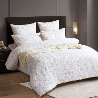 Solaris Quilted Quilt Cover Set
