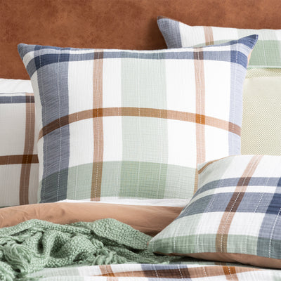 Yarn Dyed Cotton Quilt Cover Set Olivia