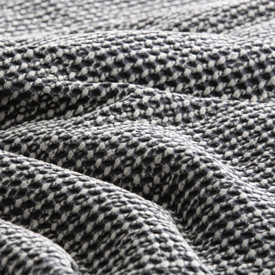 Boronia Stone Washed Cotton Waffle Comforter Set Magnet