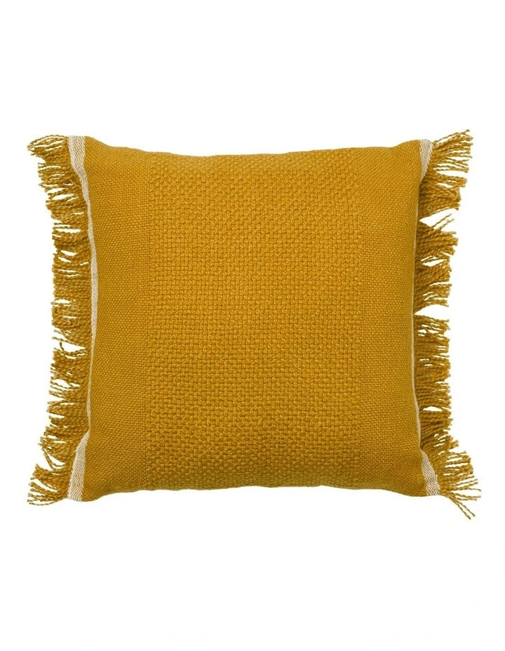 Logan and Mason Piper ochre Cushion 50 x 50cm