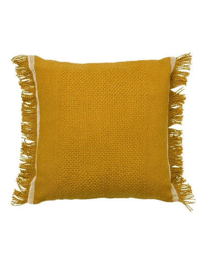 Logan and Mason Piper ochre Cushion 50 x 50cm