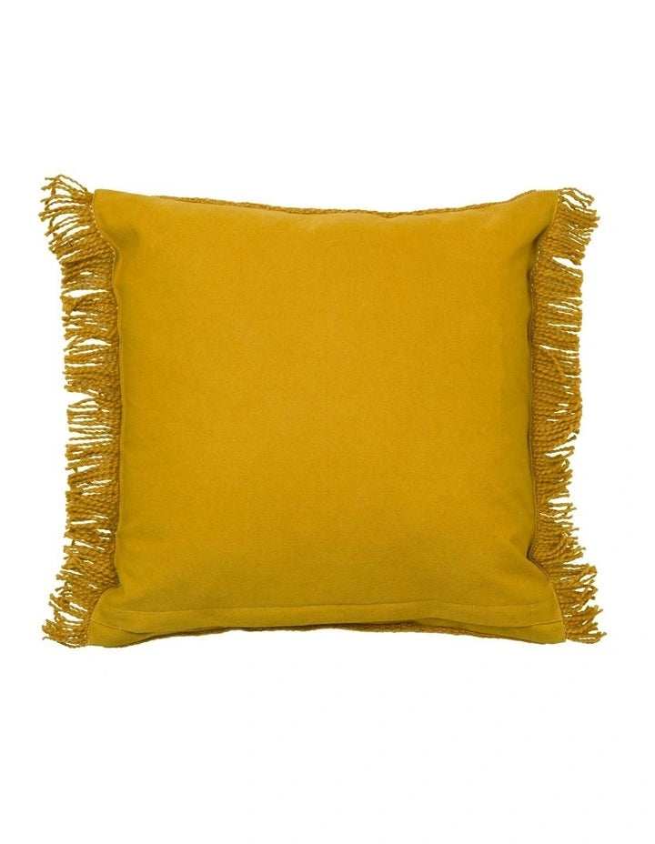 Logan and Mason Piper ochre Cushion 50 x 50cm