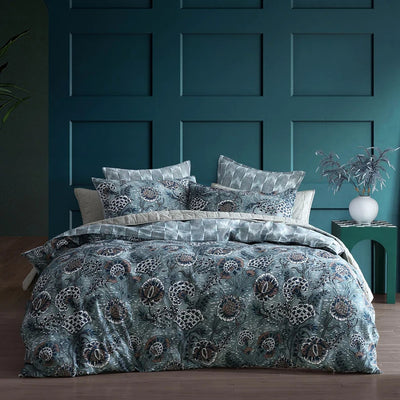 Logan and Mason Cape Conran Quilt Cover Set Range Teal