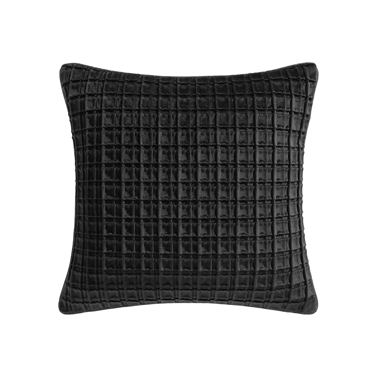 DAVINCI OPULENCE PINTUCKED VELVET ACCESSORIES BLACK