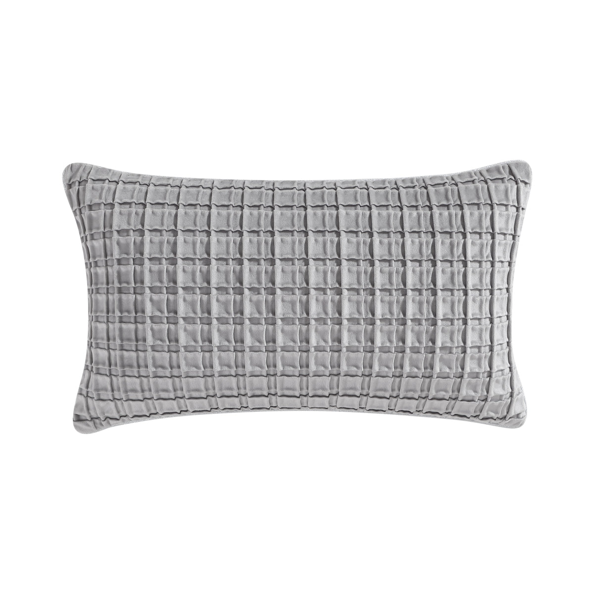 DAVINCI OPULENCE PINTUCKED VELVET ACCESSORIES SILVER