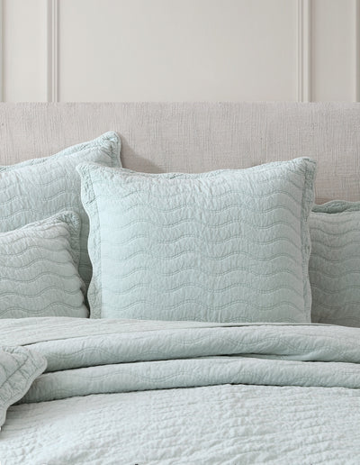 PRIVATE COLLECTION INDIANNA SAGE COVERLET SET