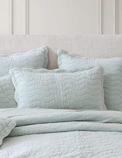PRIVATE COLLECTION INDIANNA SAGE COVERLET SET