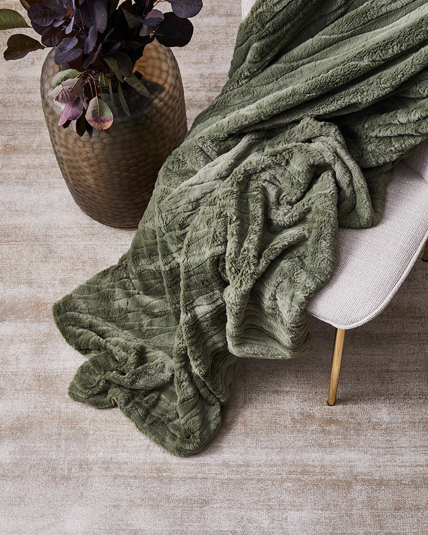 Juliet Throw 130x170cm Forest Green
