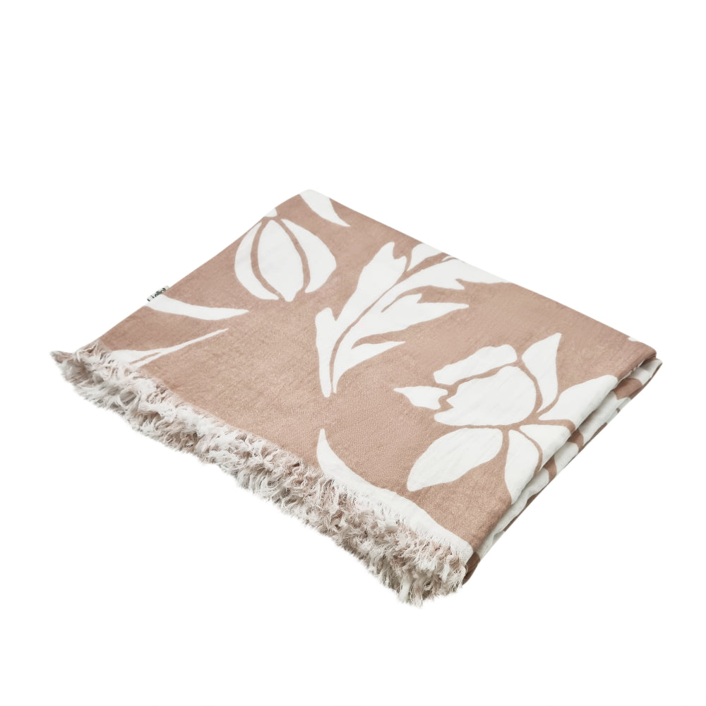 Muslin throw, throw, Balnket throw,