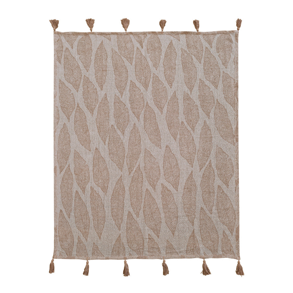 Kye Throw 130x160cm Warm Taupe & Cream