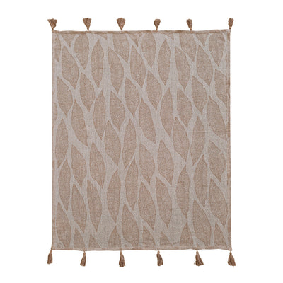 Kye Throw 130x160cm Warm Taupe & Cream