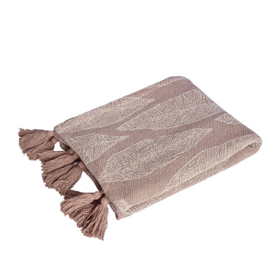 Kye Throw 130x160cm Warm Taupe & Cream