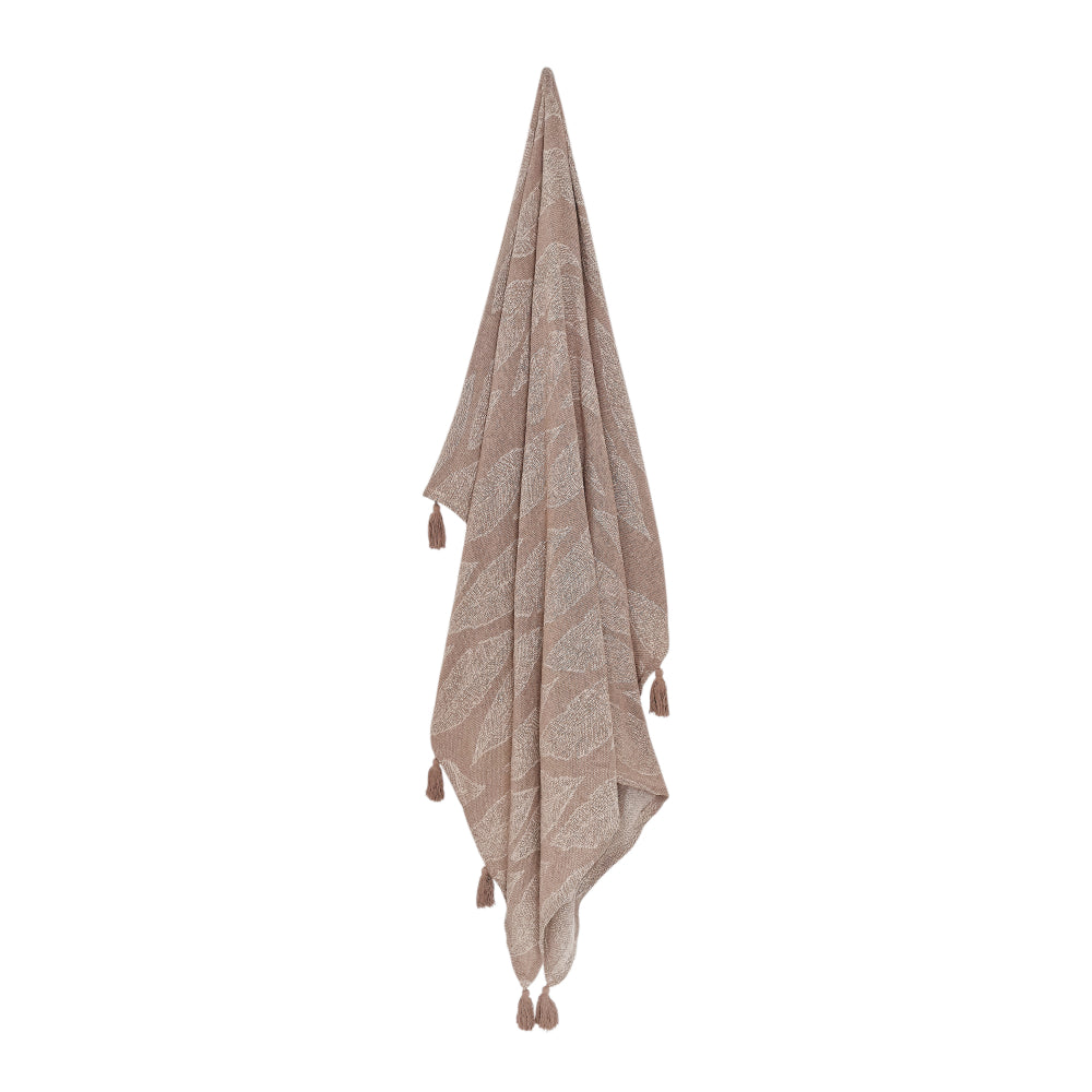 Kye Throw 130x160cm Warm Taupe & Cream