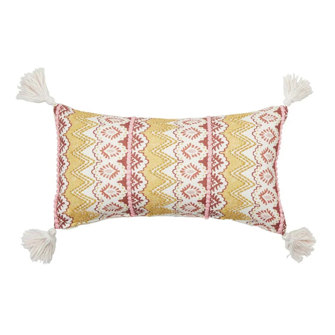 Logan and Mason Chelsea Ochre Cushion 35 x 60cm