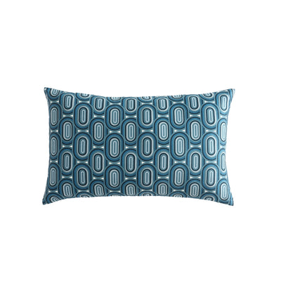 LOGAN & MASON PATHWAY TEAL QUILT COVER SET