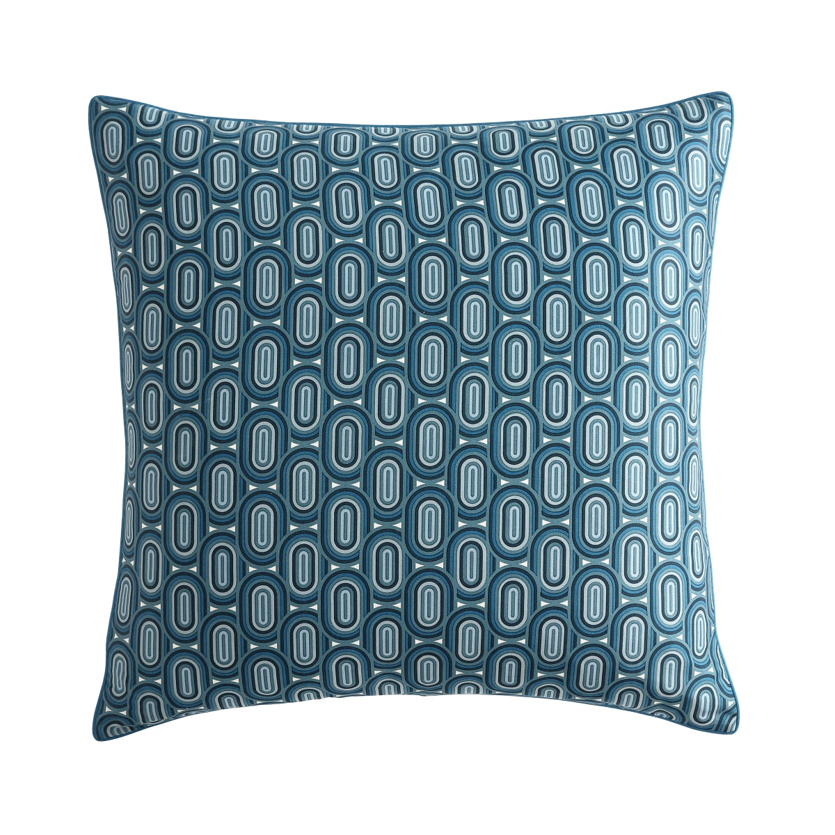 LOGAN & MASON PATHWAY TEAL QUILT COVER SET
