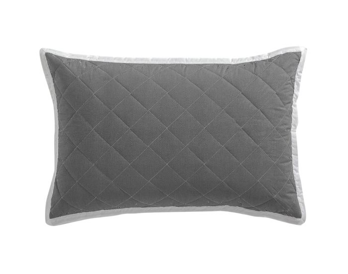 Logan and Mason Essex Bedspread Charcoal