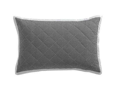 Logan and Mason Essex Bedspread Charcoal