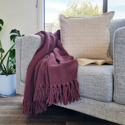 Louie Throw 130 x 160 cm Grape