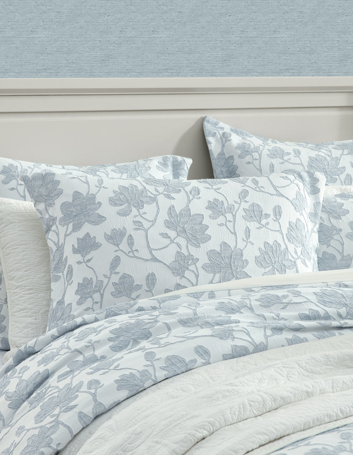 PRIVATE COLLECTION BLOOM DENIM QUILT COVER SET