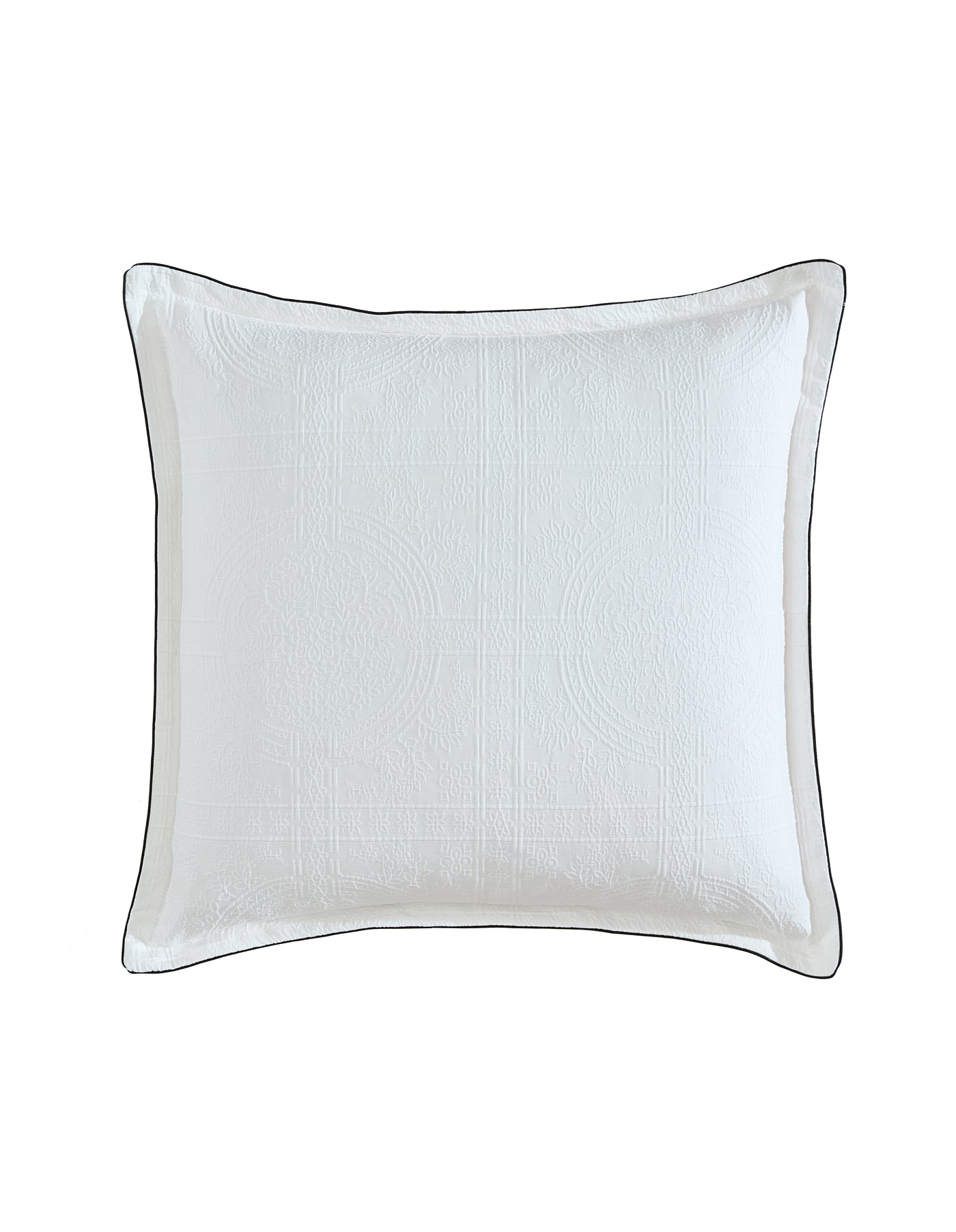 PRIVATE COLLECTION CATALINA  WHITE QUILT COVER SET