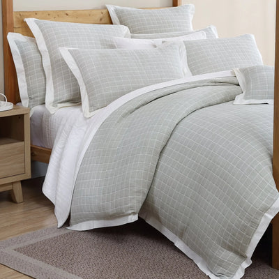 Private Collection Kingston Quilt Cover Set Moss