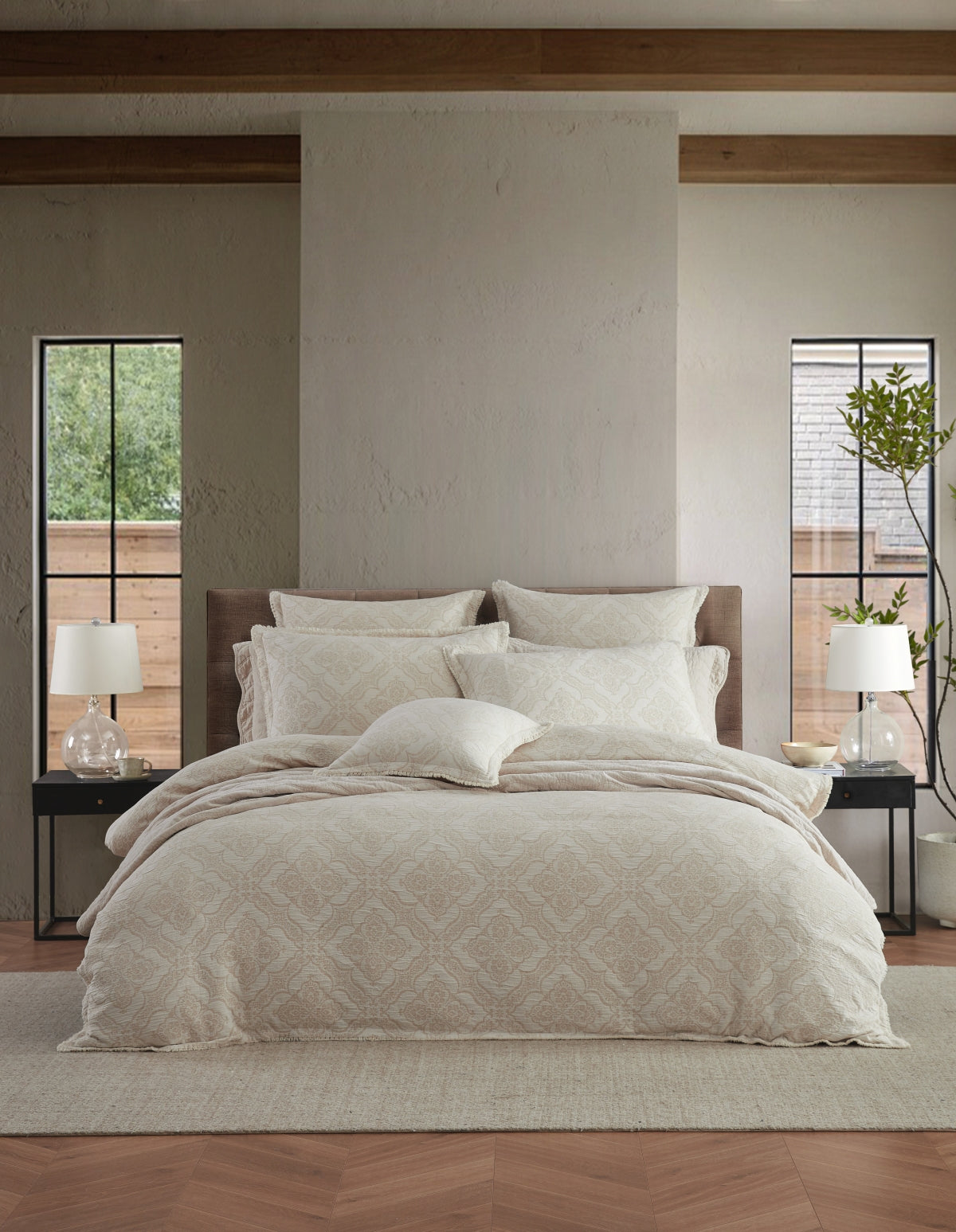 PRIVATE COLLECTION PARISIAN LINEN QUILT COVER SET