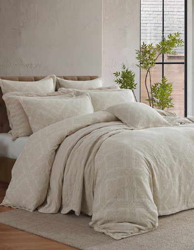 PRIVATE COLLECTION PARISIAN LINEN QUILT COVER SET
