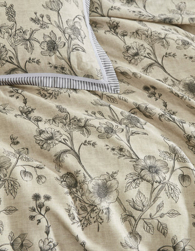 PRIVATE COLLECTION PERPETUA NATURAL QUILT COVER SET