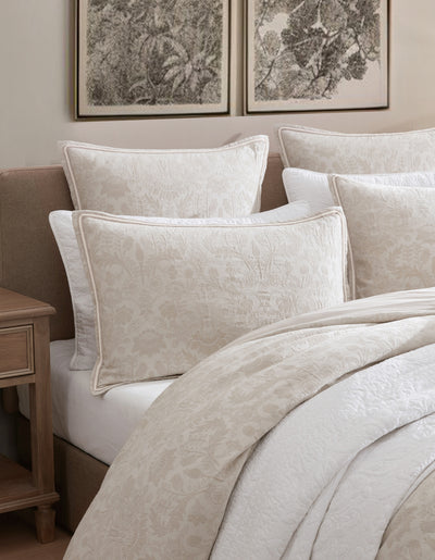 PRIVATE COLLECTION SAVANNA NATURAL QUILT COVER SET
