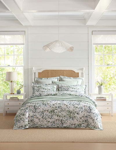 PRIVATE COLLECTION STARLET SAGE QUILT COVER SET